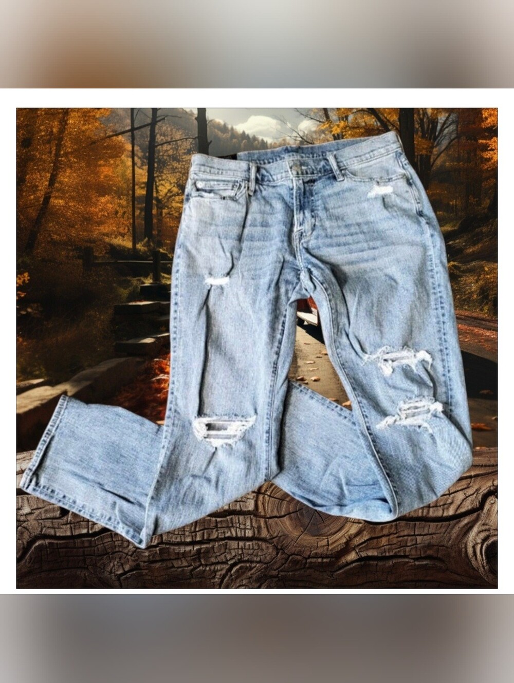 Abercrombie & Fitch Kennan Straight Stretch Jeans
